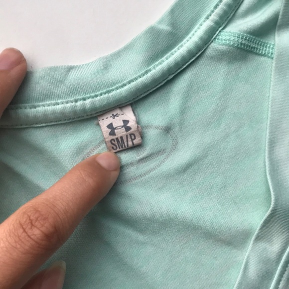 Teal Under Armour workout top - Picture 2 of 2